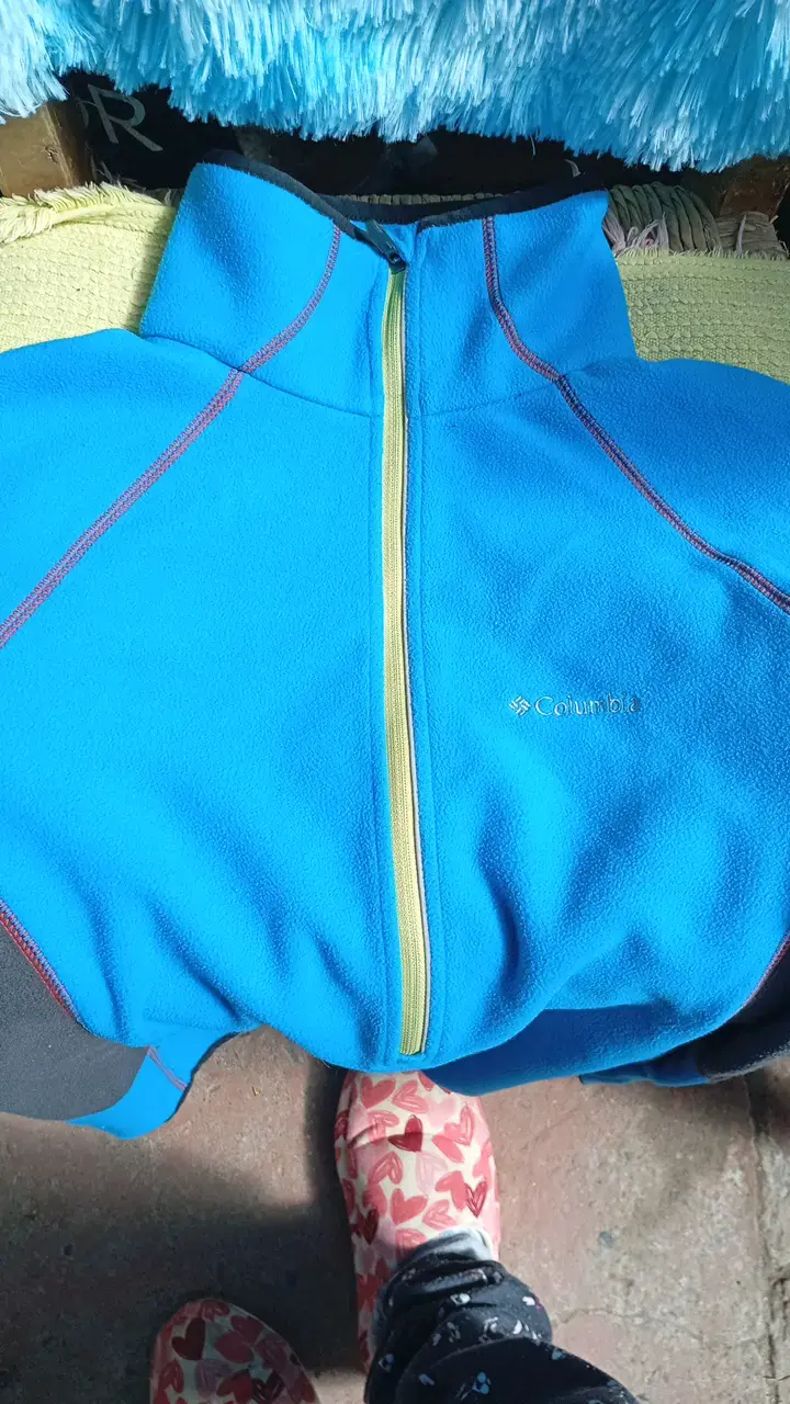 Chaqueta polar azul Columbia para hombre - 1
