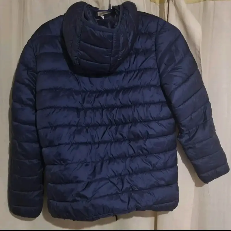 Chaqueta acolchada azul para niña - 2