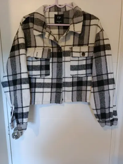 Chaqueta de cuadros FSP para mujer talla S - miniatura 1
