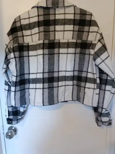 Chaqueta de cuadros FSP para mujer talla S - miniatura 2