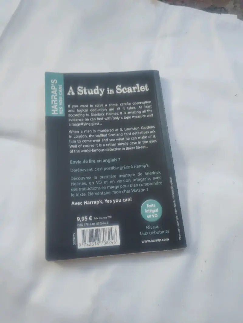 Libro 'A Study in Scarlet' de Arthur Conan Doyle