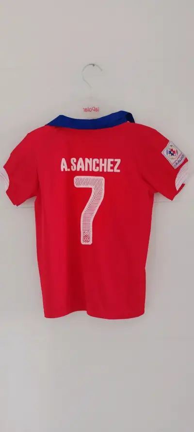 Camiseta Roja Selección Chile A. Sánchez - miniatura 1