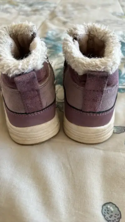 Botines de invierno para niños color morado - miniatura 2