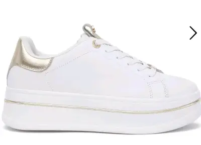 Zapatillas negras y blancas con plataforma - miniatura 3