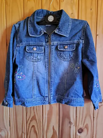 Conjunto de ropa infantil de mezclilla talla 8 - miniatura 3