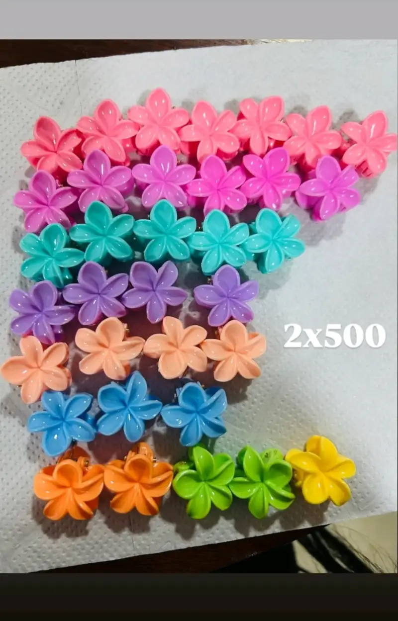 Set de Pinzas para el Cabello de Colores - 1