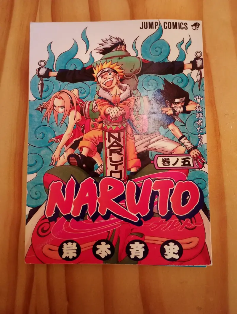 Manga Naruto Volumen 5 Jump Comics