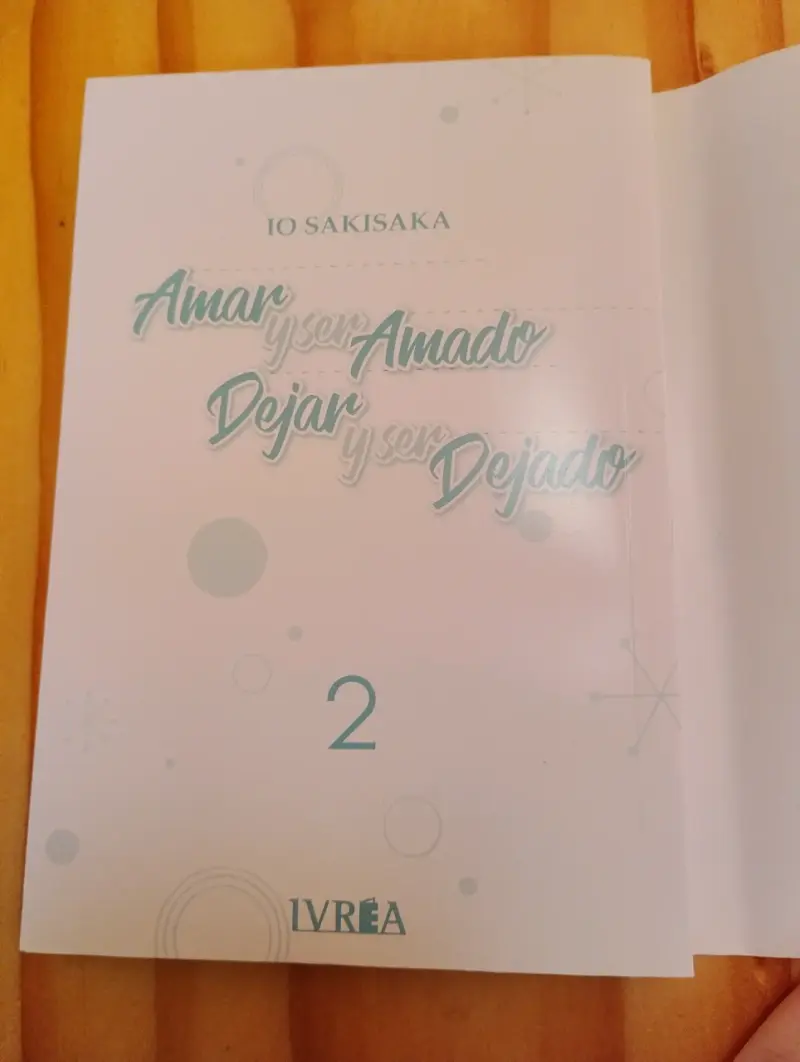 Manga Amar y Ser Amado Dejar y Ser Dejado Volumen 2 - 3