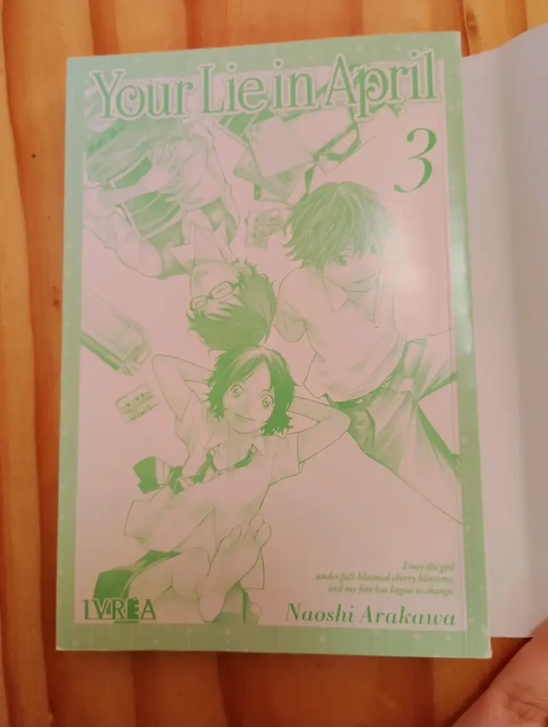 Manga Your Lie in April Volumen 3 de Naoshi Arakawa - 3
