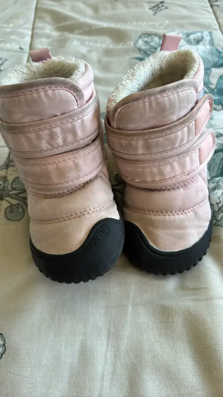 Botas de invierno para bebé rosadas - 3