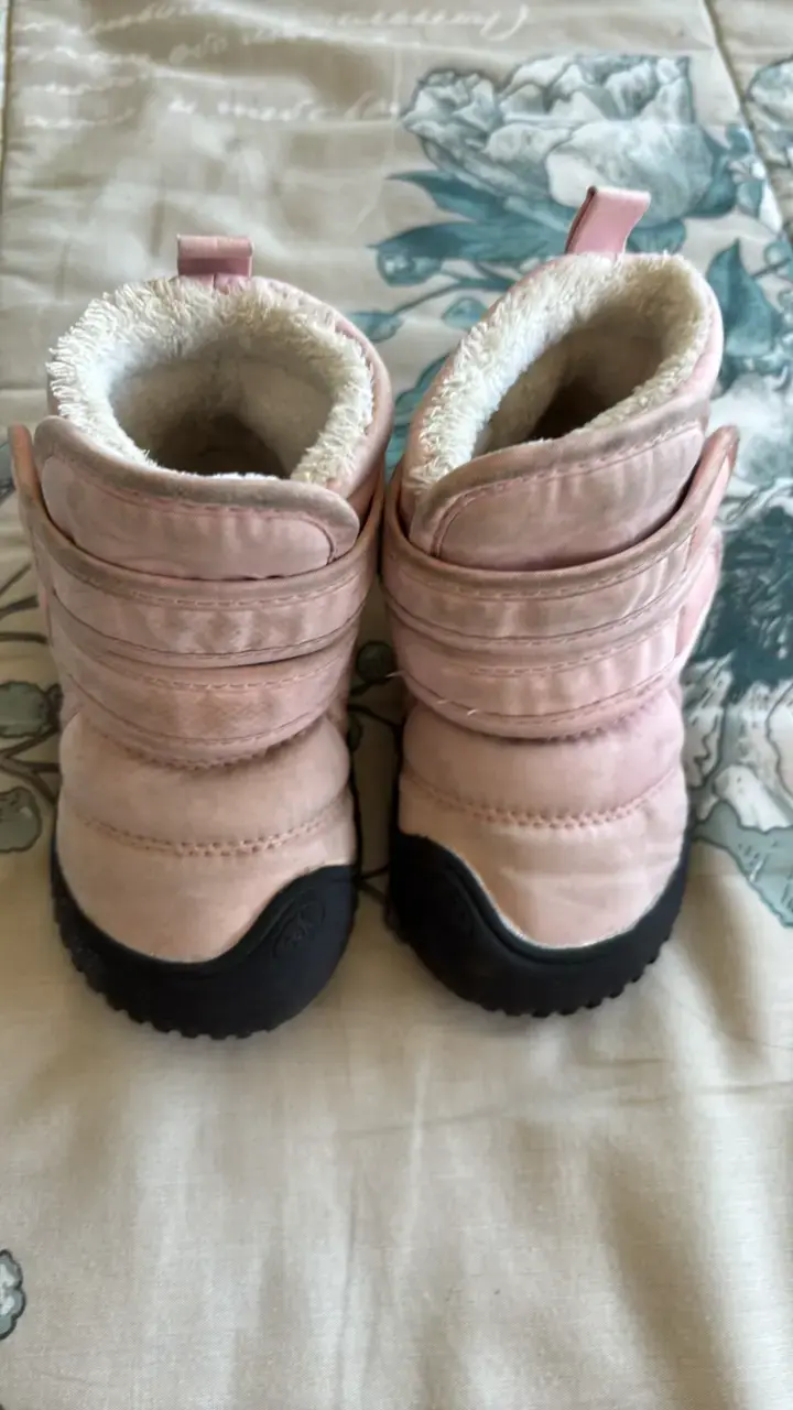 Botas de invierno para bebé rosadas - 4