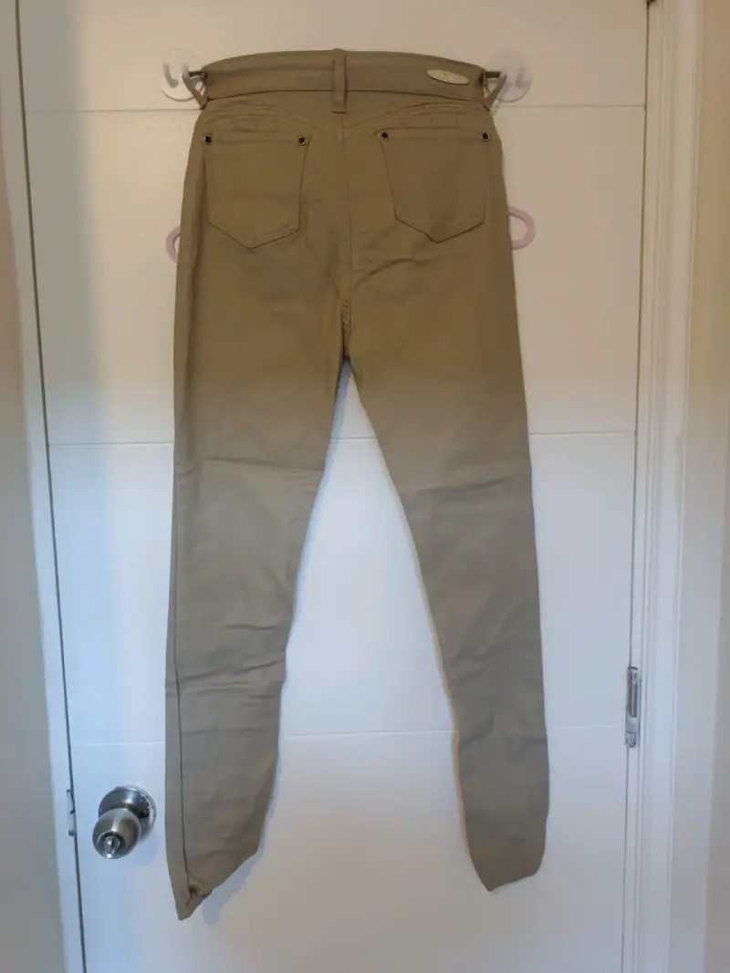 Pantalones beige Menina Jeans con cierres - 3