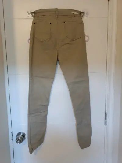 Pantalones beige Menina Jeans con cierres - miniatura 3