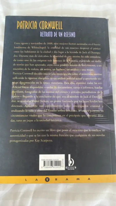 Libro 'Retrato de un Asesino' de Patricia Cornwell - miniatura 2