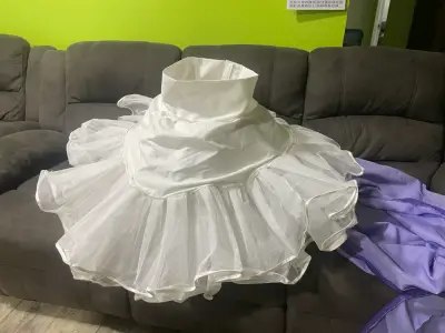 Vestido de cueca floral azul - miniatura 5