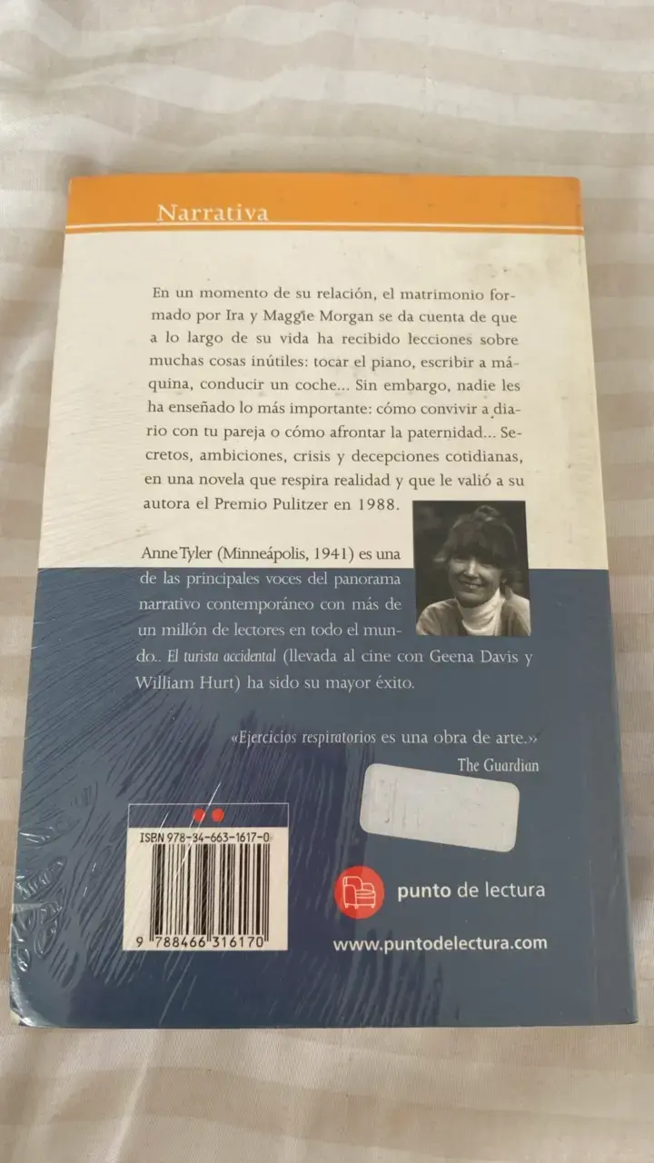 Libro 'Ejercicios Respiratorios' de Anne Tyler - 2