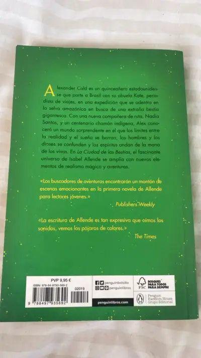 Libro 'La Ciudad de las Bestias' de Isabel Allende - miniatura 2
