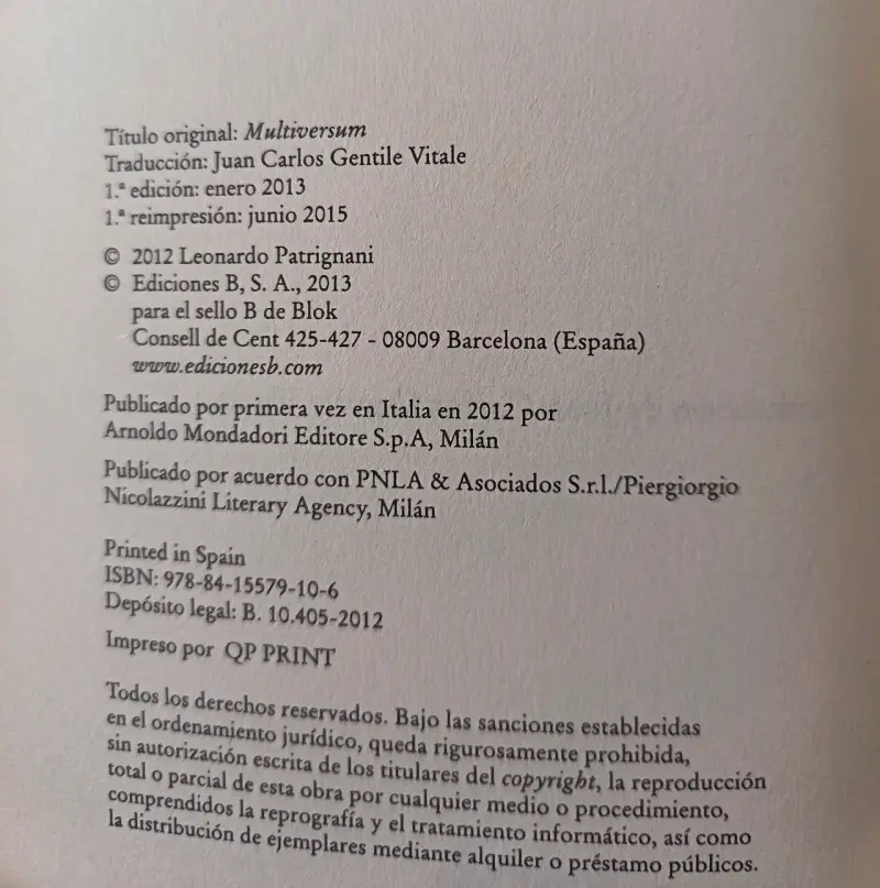 Trilogía Multiverso de Leonardo Patrignani - 6