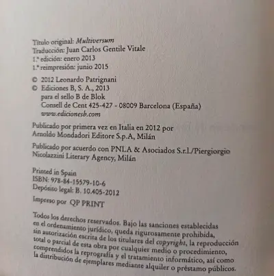 Trilogía Multiverso de Leonardo Patrignani - miniatura 6
