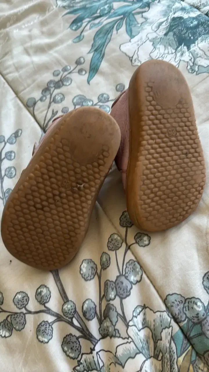 Zapatos GRON ergonómicos bebé rosados con velcro - 3