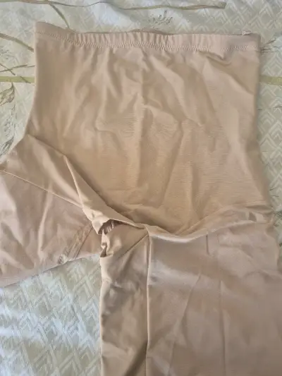 Faja modeladora color beige para mujer tiro alto - miniatura 2