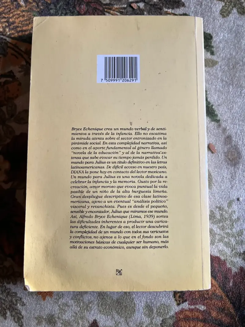 Libro 'Un Mundo Para Julius' de Alfredo Bryce Echenique - 3