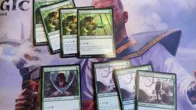 Magic the gathering mazo elfos - miniatura 1