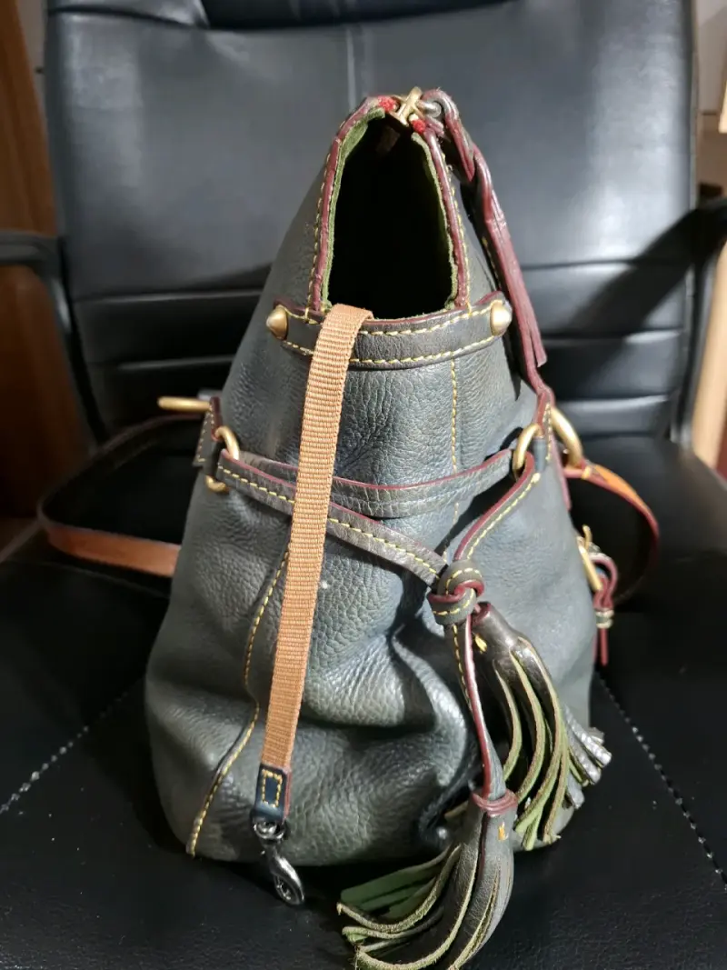 Bolso de cuero Dooney & Bourke verde oscuro - 3
