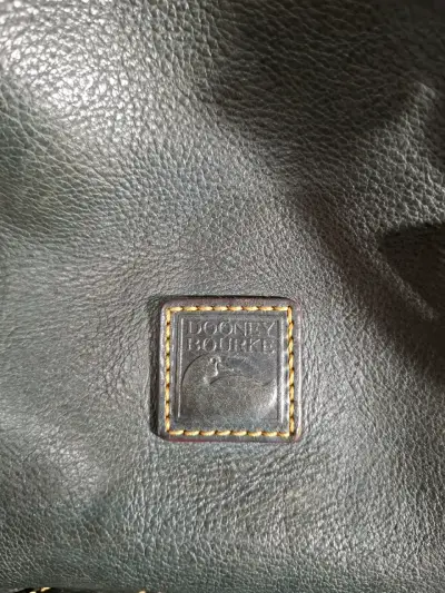 Bolso de cuero Dooney & Bourke verde oscuro - miniatura 6