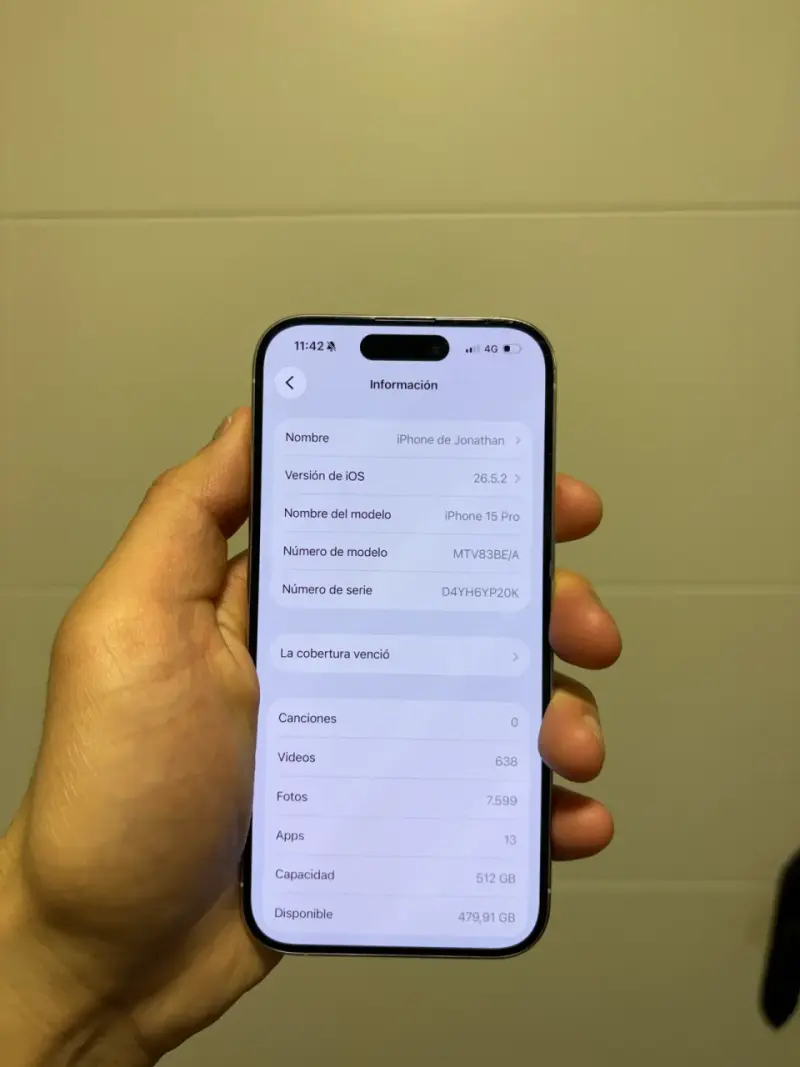 iPhone 15 pro 512 gb 87% bien cuidado - 4