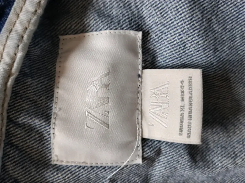 Chaqueta de Mezclilla con Capucha Zara Talla XL - 2