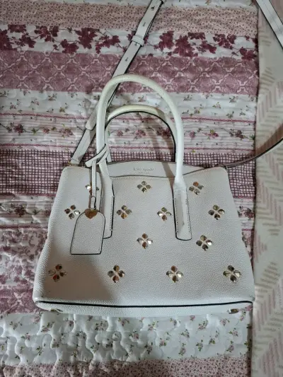 Bolso de cuero blanco  Kate Spa - miniatura 1