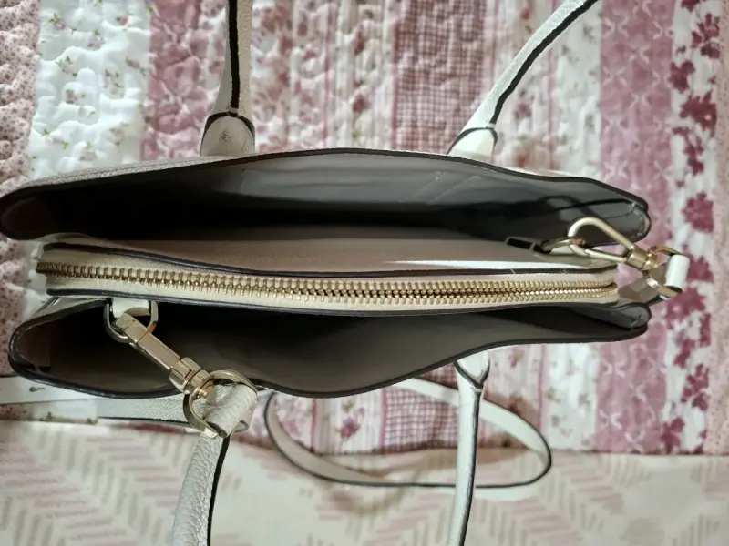 Bolso de cuero blanco  Kate Spa - 3