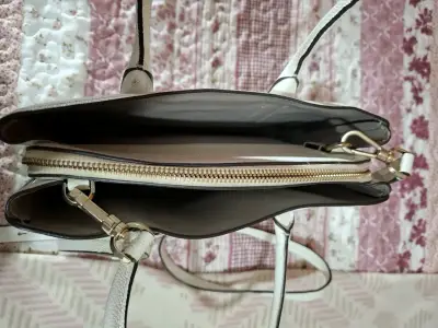 Bolso de cuero blanco  Kate Spa - miniatura 3