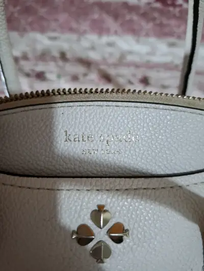 Bolso de cuero blanco  Kate Spa - miniatura 4