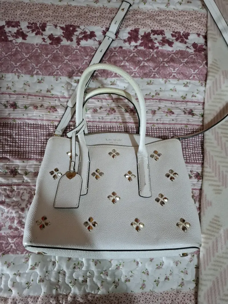 Bolso de cuero blanco  Kate Spa - 5