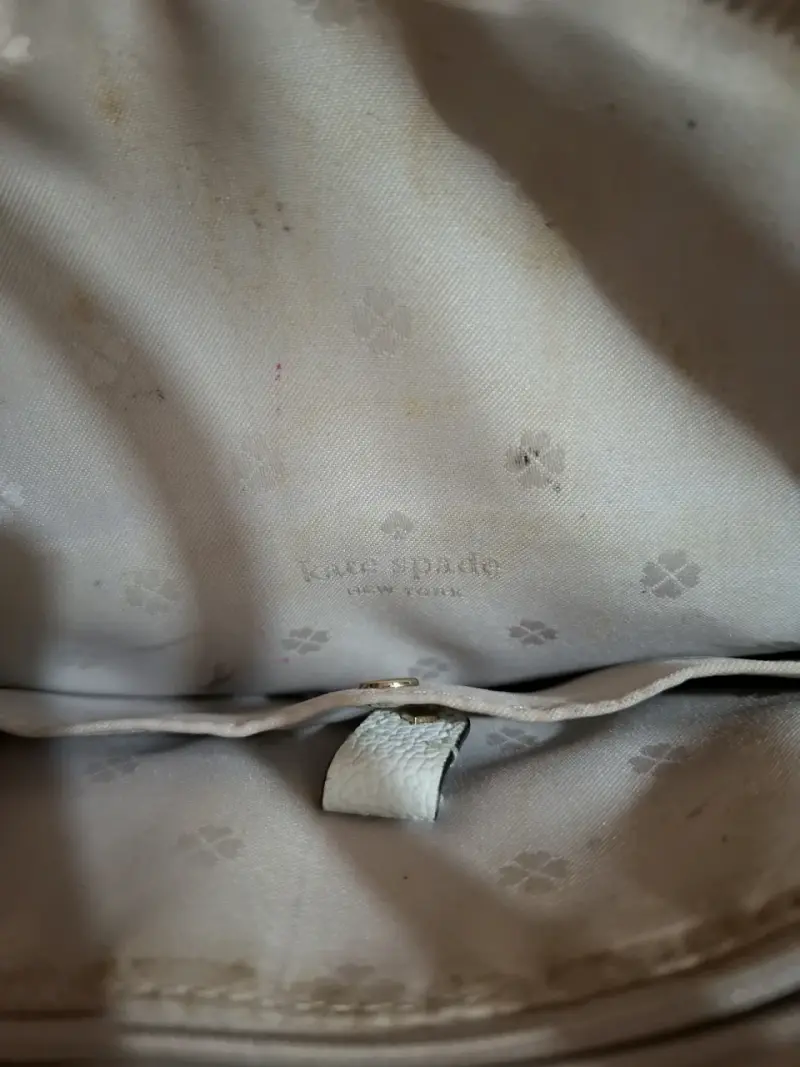 Bolso de cuero blanco  Kate Spa - 6