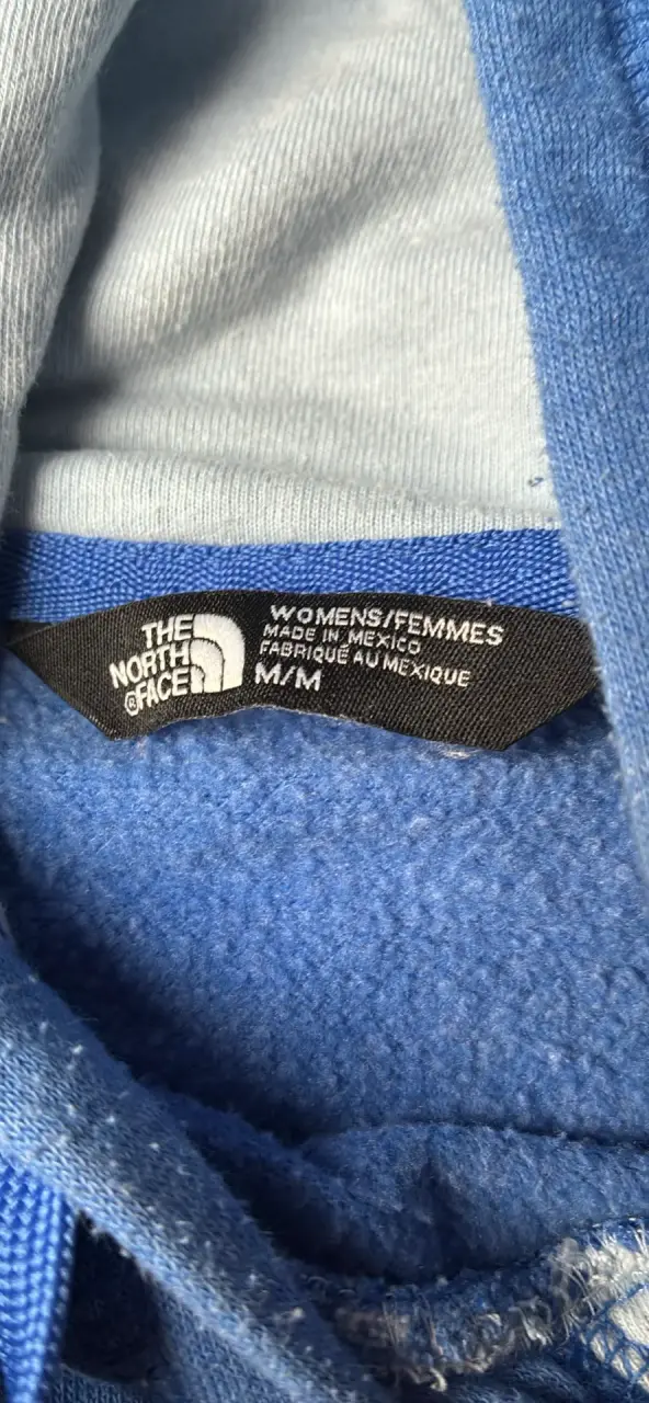 Polerón azul con capucha The North Face para mujer - 4