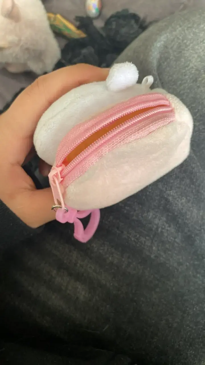 Monedero de peluche con diseño de chikawa - 2
