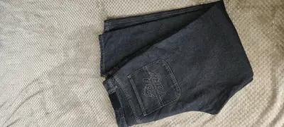 Jeans negros bordados Zoo York para hombre - miniatura 5