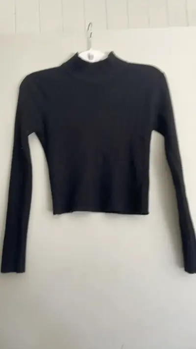 Suéter negro de cuello alto Pull&Bear - miniatura 1