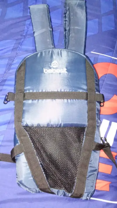 Mochila portabebés azul Bebesit - miniatura 1