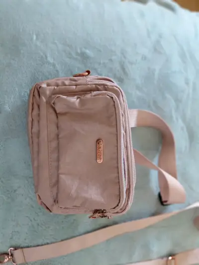 Bandolera beige con múltiples compartimentos Xtrem - miniatura 3