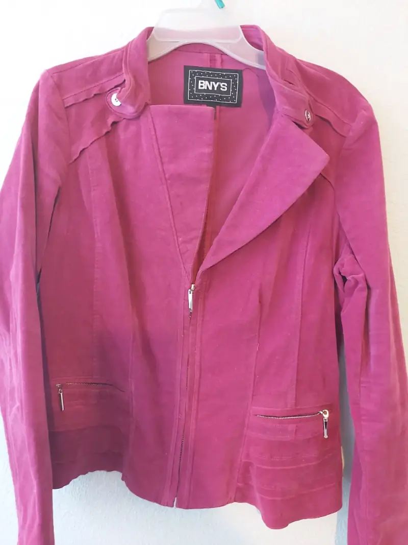 Chaqueta de mujer fucsia con cierre BNY'S - 2
