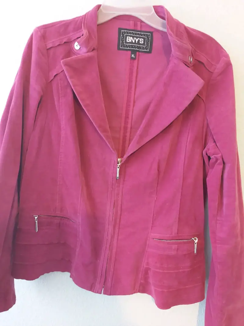 Chaqueta de mujer fucsia con cierre BNY'S - 4