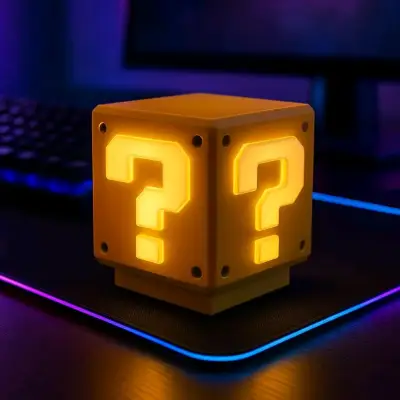Lámpara LED Mario Bros Recargable USB con sonido - miniatura 1