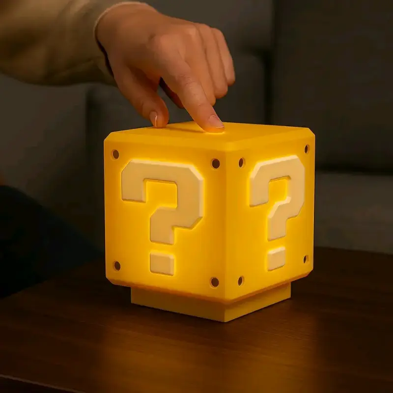 Lámpara LED Mario Bros Recargable USB con sonido - 2