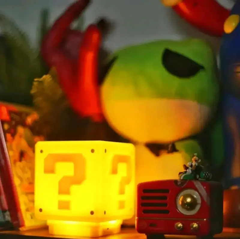 Lámpara LED Mario Bros Recargable USB con sonido - 3