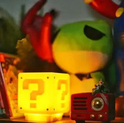 Lámpara LED Mario Bros Recargable USB con sonido - miniatura 3