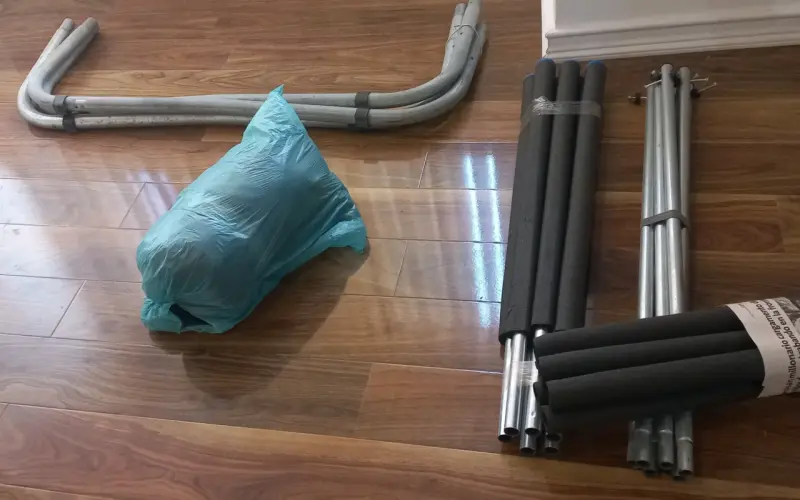 Cama elástica Glow Up con red de seguridad - 3